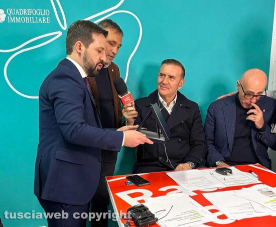 Viterbo - L'inaugurazione di Quadrifoglio immobiliare