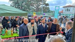 Viterbo - L'inaugurazione di Quadrifoglio immobiliare