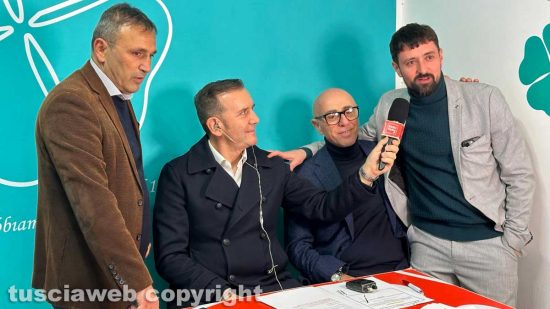 Viterbo - L'inaugurazione di Quadrifoglio immobiliare