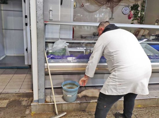 Civitavecchia - Gli allagamenti al Mercato