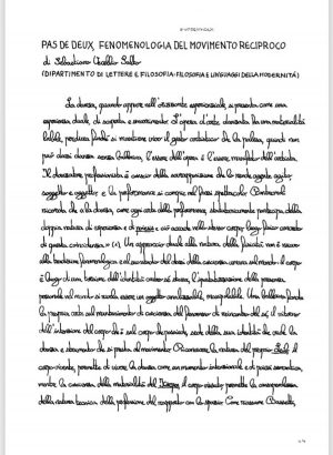 Un esempio di "Digiti. Rivista manoscritta"