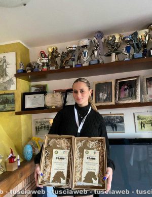 L'atleta dell'Asd Le Doganelle Noemi Lorenzetti 