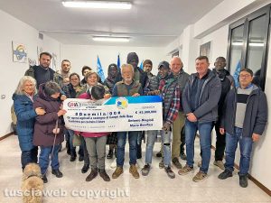 Viterbo - La donazione di Uila