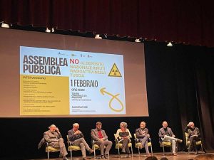 Montalto di Castro - Il comune di Tarquinia all'assemblea al Padovani per dire no al deposito di scorie