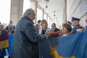 Roma - Francesco Rocca alla tappa del treno del ricordo a Ostiense
