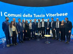 Milano - Rotelli alla Bit con amministratori della Tuscia
