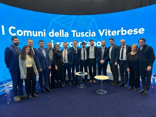 Milano - Rotelli alla Bit con amministratori della Tuscia