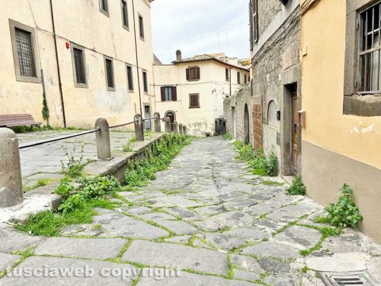 Viterbo - La strada di fronte all'anagrafe