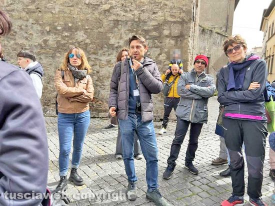 Turisti a Viterbo