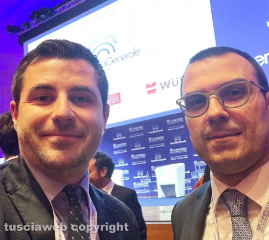 Da sinistra: Luca Giampieri e Sergio Saggini