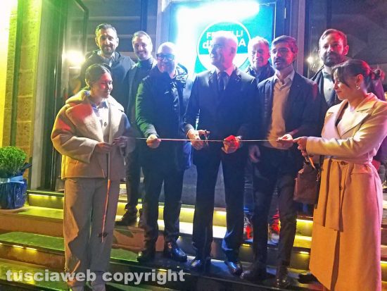 Montefiascone - L'inaugurazione della sede di Fratelli d'Italia