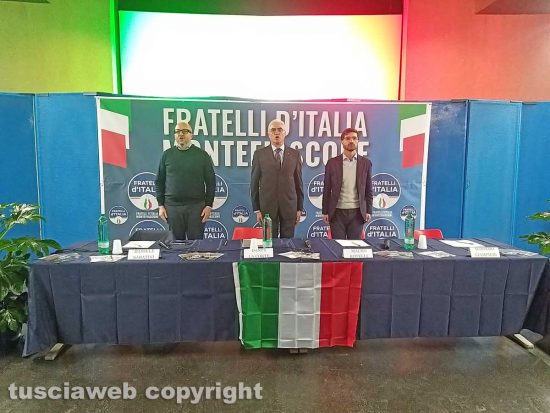 Montefiascone - L'inaugurazione della sede di Fratelli d'Italia