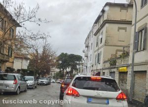 Viterbo - Fila in via Vicenza