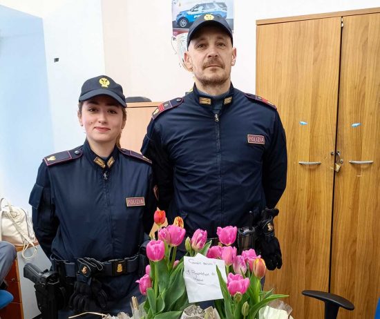 Viterbo - Gli agenti della squadra volanti