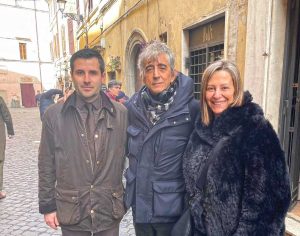 Civita Castellana - Da sinistra Luca Giampieri, Sergio Rubini e Giovanna Fortuna