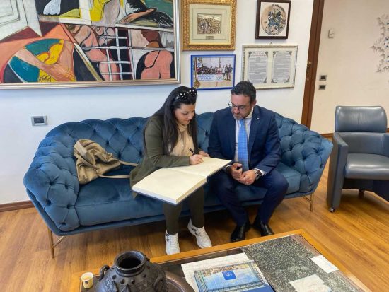 Matera - La sindaca Chiara Frontini e presidente del consiglio comunale Francesco Salvatore