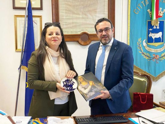 Matera - La sindaca Chiara Frontini e presidente del consiglio comunale Francesco Salvatore