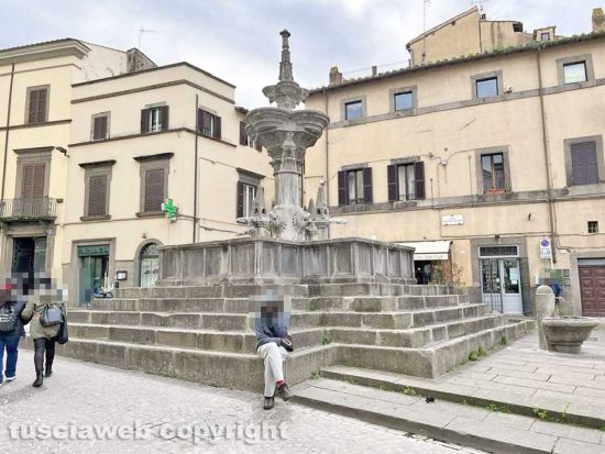 Viterbo - Il degrado di Fontana grande