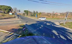 Nepi - L'incrocio tra strada Cimina e strada Sutrina