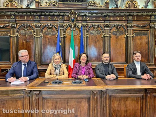 Da sinistra: Pierluigi Sarzi, Maria Rita De Alexandris, Elena Angiani, Alessio Di Veronica e Michele Boschi