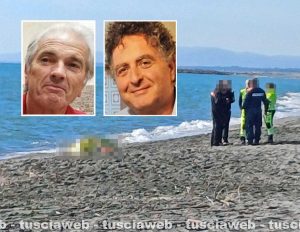 Montalto di Castro - Il ritrovamento dei corpi - Da sinistra: Roberto D'Ascenzi ed Emiliano Brinchi