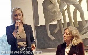 Sutri - Claudia Mercuri delegata cultura e Monica Paternesi