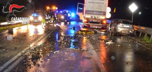 Rieti - Scontro mortale sulla Ss 4 Salaria, all’altezza di San Giovanni Reatino