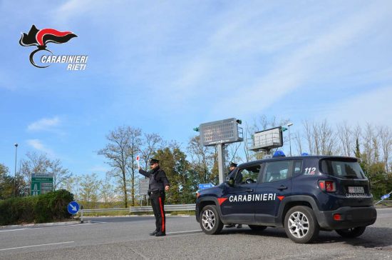 Rieti - Carabinieri - controlli 