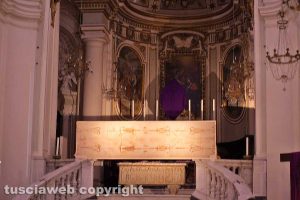 Civita Castellana - In mostra la copia della Sacra Sindone