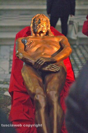 Civita Castellana - In mostra la statua dell'uomo dei dolori