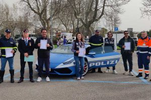 Marta - La Lamborghini Huracane della polizia stradale