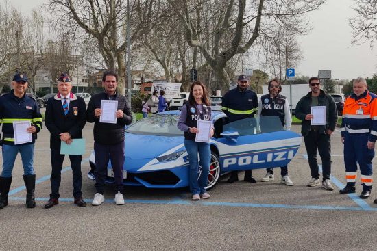 Marta - La Lamborghini Huracane della polizia stradale
