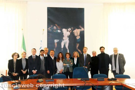 Viterbo - Inaugurazione mostra e borsa per Alessio Paternesi all'università della Tuscia