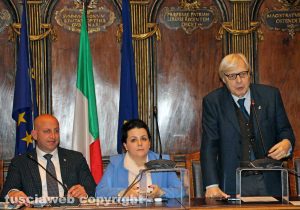 Viterbo - Consiglio comunale - Ciorba, Frontini e Sgarbi