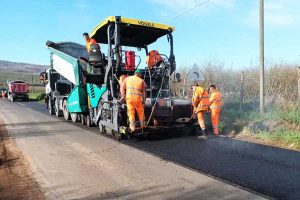 Sutri - I lavori lungo la strada Rocca Romana