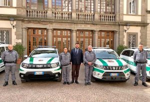 Viterbo - Le nuove auto della polizia provinciale
