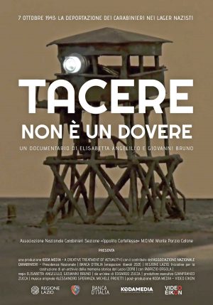 Tacere non è un dovere - La locandina del docufilm