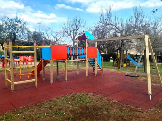 Bassano in Teverina - I giardinetti pubblici "Campo di Fiera"