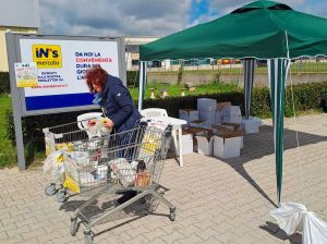 Tarquinia - La raccolta alimentare per le famiglie bisognose in occasione della Pasqua