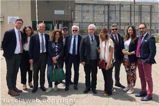 Viterbo - Riccardo Polidoro in vista al carcere di Mammagialla