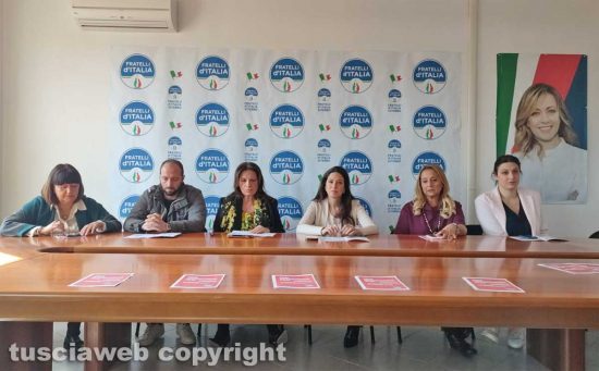 FdI - 8 Marzo - La presentazione delle iniziative