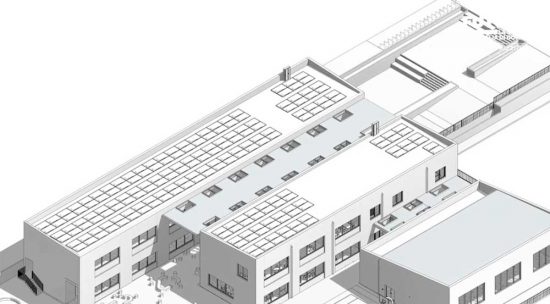 Tuscania - Il progetto delle nuove scuole medie