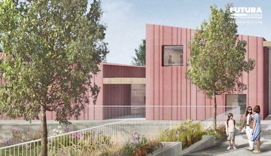 Tuscania - Il progetto delle nuove scuole medie