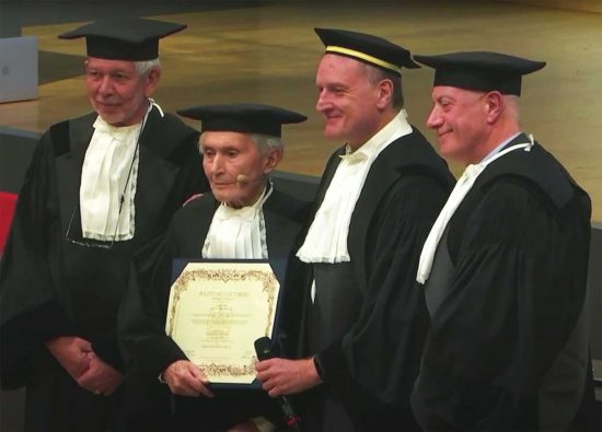 Marcello Gandini riceve la laurea honoris causa in ingegneria meccanica al Politecnico di Torino - 12/01/2024