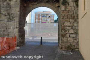 Viterbo - I lavori a porta San Marco