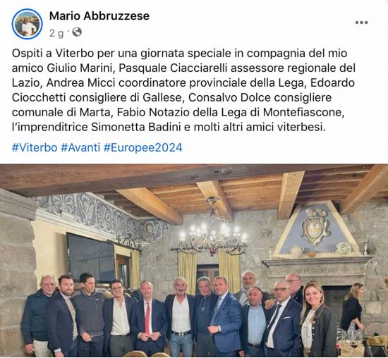 Mario Abbruzzese a Viterbo