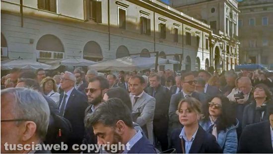 Emergenza carceri - Protesta dei penalisti in piazza Santi Apostoli a Roma