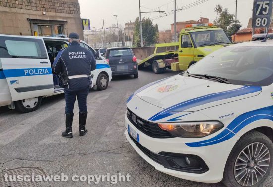 Viterbo - Incidente in via della Ferrovia