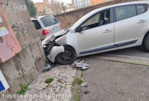 Viterbo - Incidente in via della Ferrovia