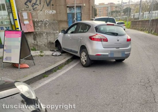 Viterbo - Incidente in via della Ferrovia